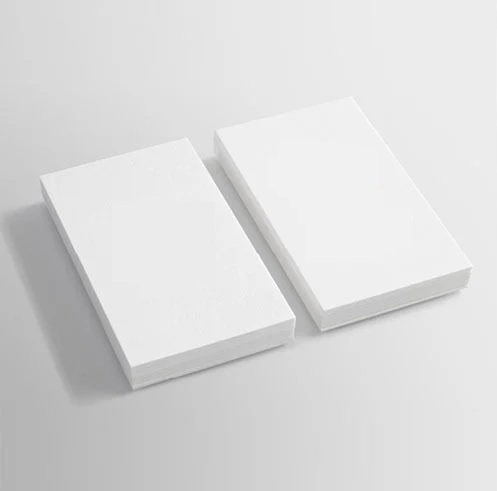 a5 white paper card