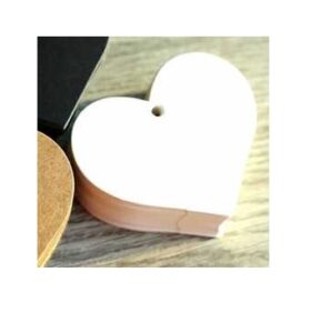 white kraft card gift tags love heart