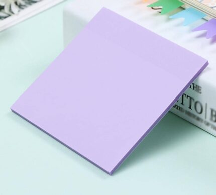 Notepaper Purple Square 10x10cm